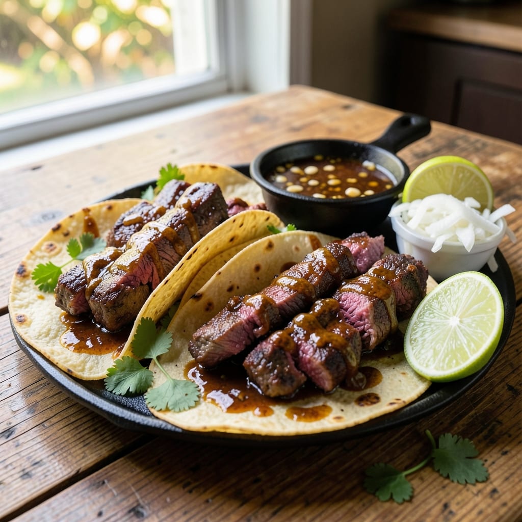 Authentic Mexican Beef Street Tacos Recipe: Maize Tortilla Crunch With Smoky Chipotle Heat