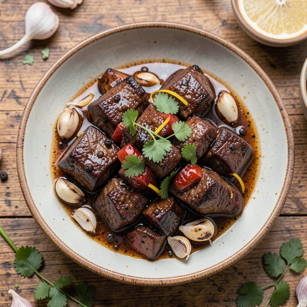 Beef Adobada Recipe: Filipino Vinegar-Braised Tender Bites