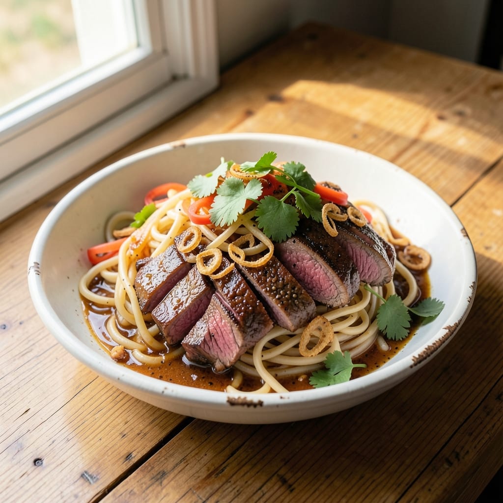 BBQ Beef Noodles Recipe: Smoky-Sweet Stir-Fry With Silky Noodles